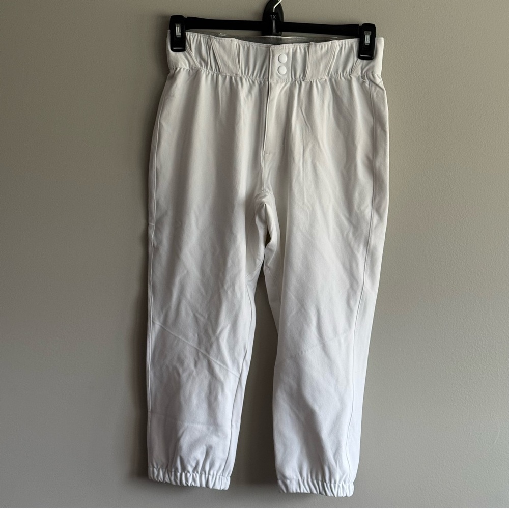 Adidas Icon Pro White Elastic Waist Ball Pants Men’s Size Small NWT